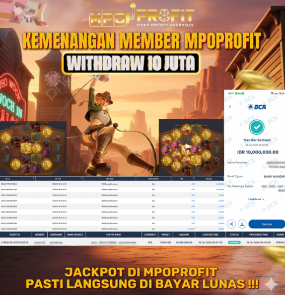 MPOPROFIT JACKPOT PGSOFT! KEMENANGAN MURNI DI (WILD BOUNTY SHOWDOWN TOTAL 10.000.000,- LUNAS)
